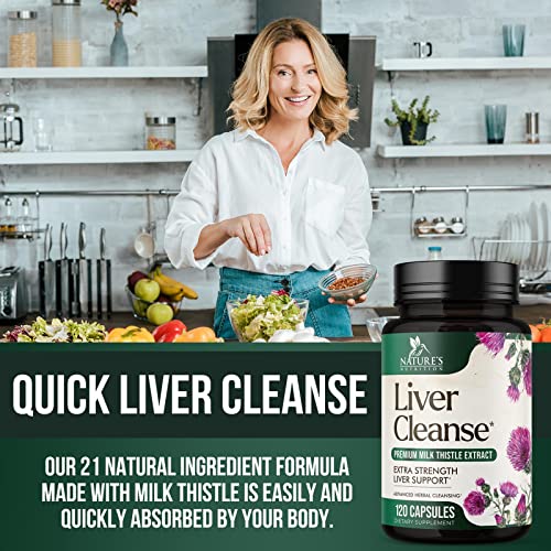 Gentle Liver Cleanse Detox & Repair Formula - 21 Herbal Liver Sup...