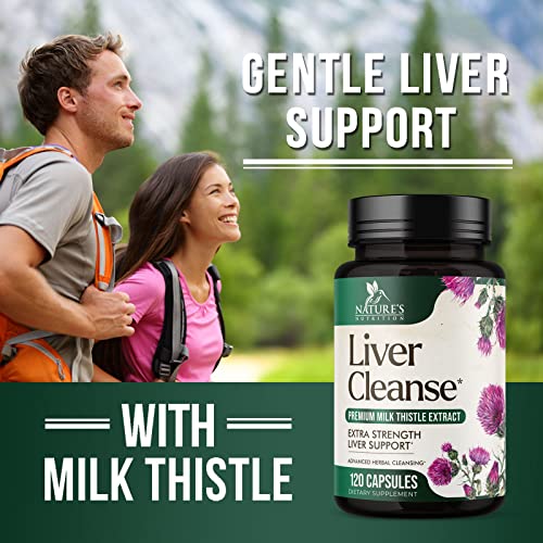 Gentle Liver Cleanse Detox & Repair Formula - 21 Herbal Liver Sup...