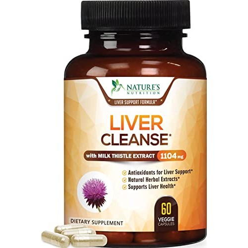 Gentle Liver Cleanse Detox & Repair - Natural 21 Herb Formula wit...