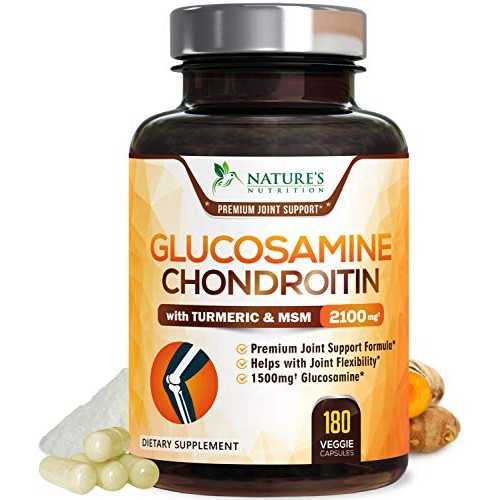 Glucosamine with Chondroitin Turmeric Supplement, Triple Strength...