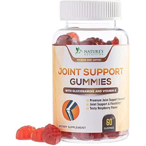 Joint Support Gummies Extra Strength Glucosamine & Vitamin E - Na...