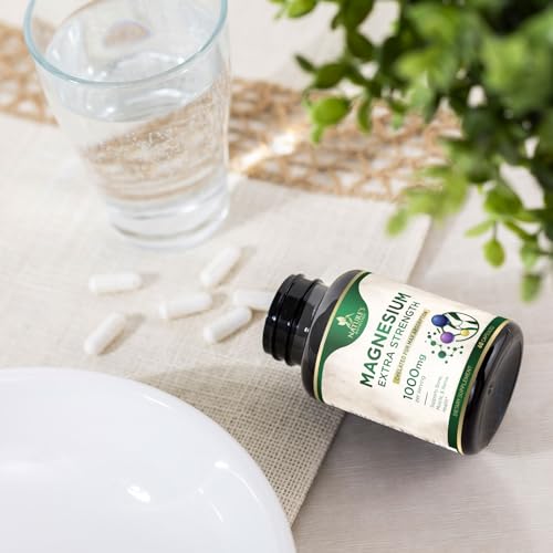 Magnesium Extra Strength 1000mg - Chelated for Max Absorption, Ma...
