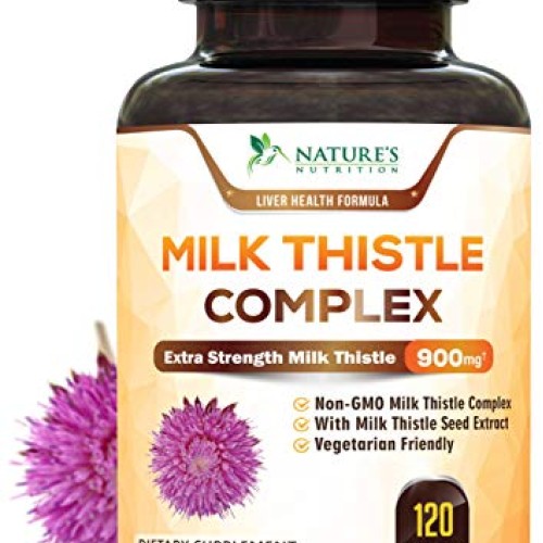Milk Thistle Tablets, Highly Concentrated Extract 900mg - Liver C...