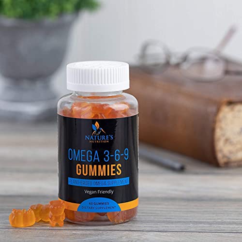 Omega 3 6 9 Gummies Extra Strength Essential Fatty Acid Supplemen...