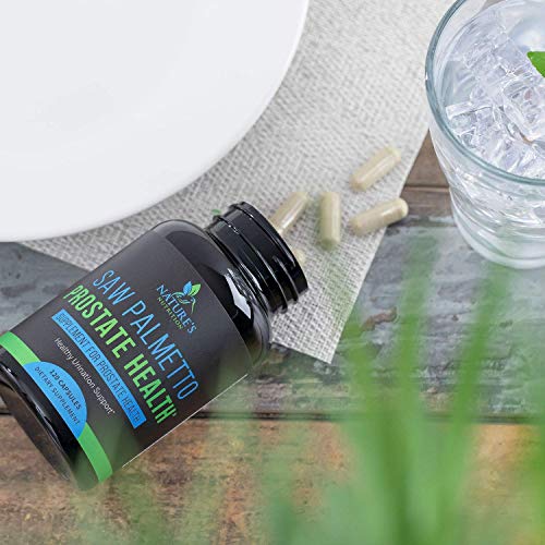 Prostate Supplements for Men with Saw Palmetto 1300 mg - Extra St...