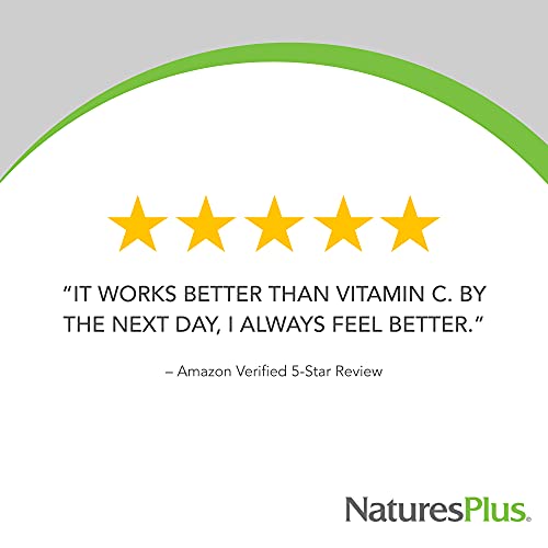 NaturesPlus Zinc Tablets - 30 mg, 90 Vegetarian Tablets - Immune ...