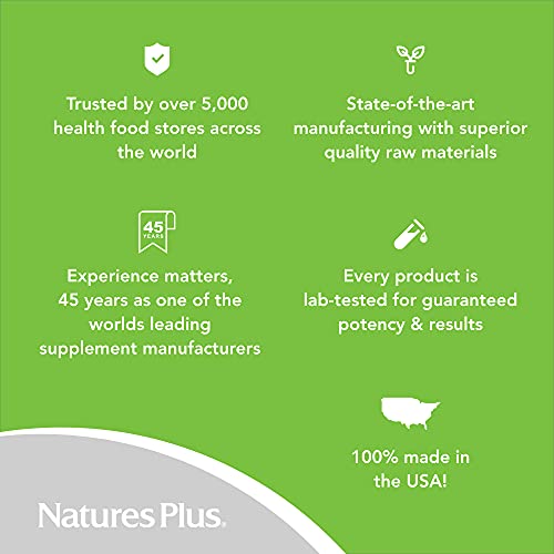 NaturesPlus Zinc Tablets - 30 mg, 90 Vegetarian Tablets - Immune ...