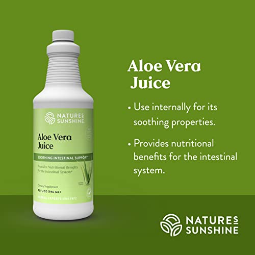 Natures Sunshine Aloe Vera Juice 32 Fl Oz