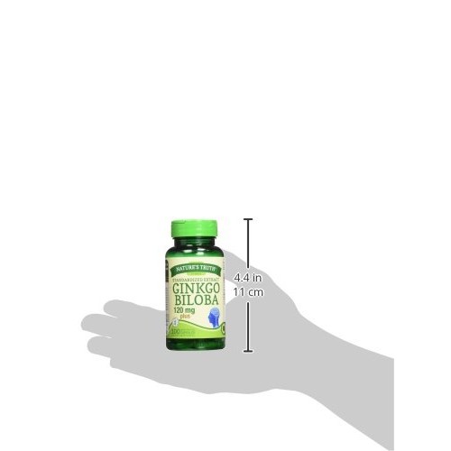 Natures Truth Ginkgo Biloba 120 mg Standardized Plus Bacopa Extr...