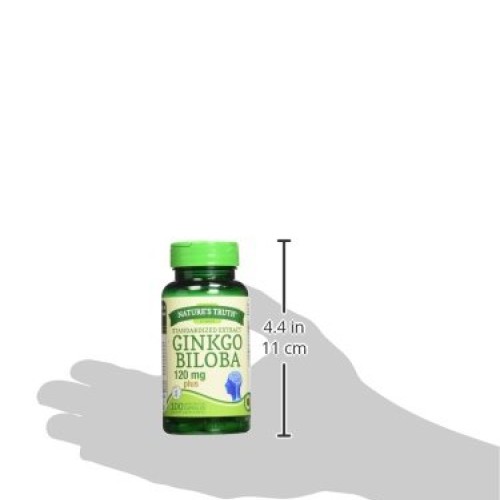 Natures Truth Ginkgo Biloba 120 mg Standardized Plus Bacopa Extr...