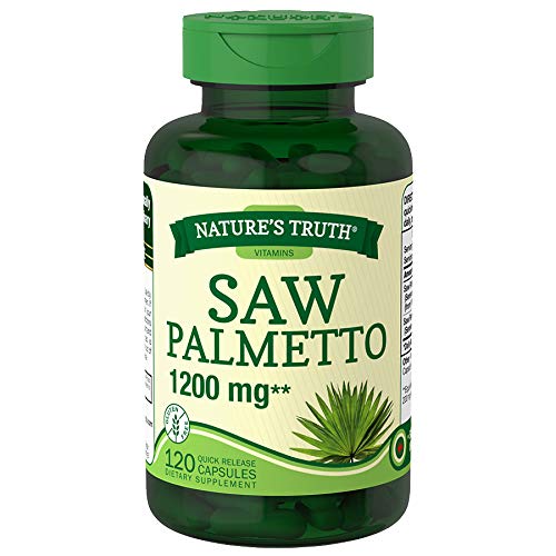 Natures Truth Saw Palmetto 1200 mg Quick Release Capsules - 120 ...