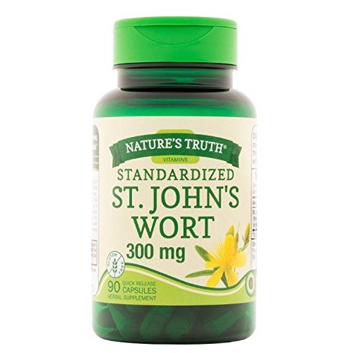 Natures Truth St. Johns Wort Extract 300 mg Supplement, 90 Count