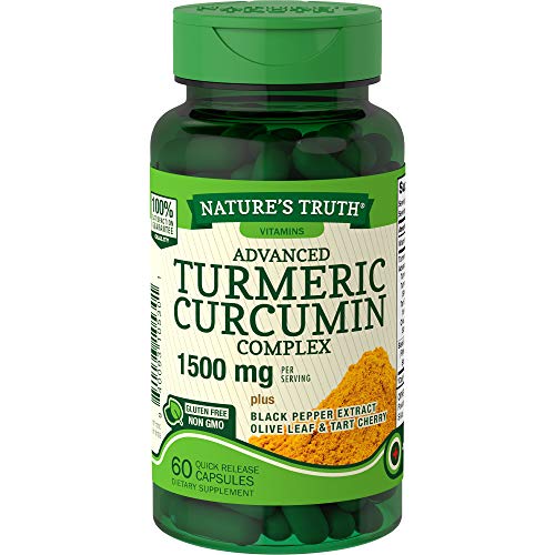 Natures Truth Turmeric Curcumin Advanced Complex 60 Capsules