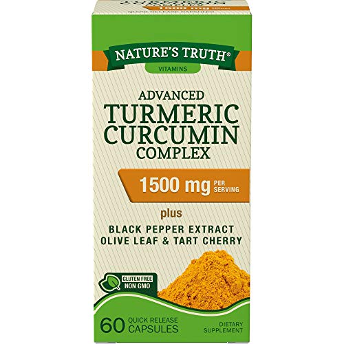 Natures Truth Turmeric Curcumin Advanced Complex 60 Capsules