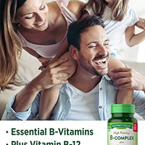 Vitamin B Complex | Plus B12 | 165 Tablets | Vegetarian, Non-GMO ...
