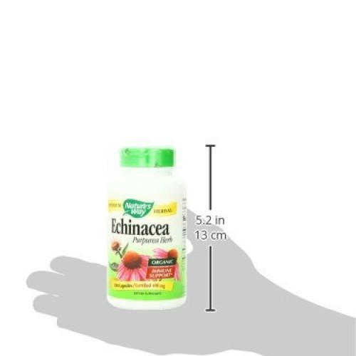 Echinacea Herb Immune Support 400 MG 180 Capsules