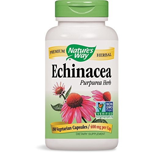 Echinacea Herb Immune Support 400 MG 180 Capsules