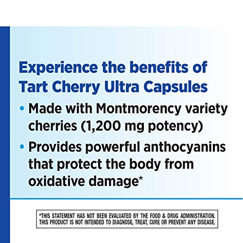 Enzymatic Therapy Tart Cherry Ultra Vegetarian Capsules, 1,200 mg...