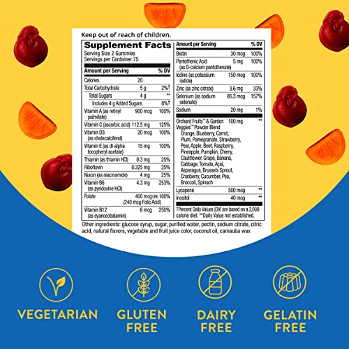 Nature’s Way Alive! Men’s Gummy Multivitamins, High Potency Formu...