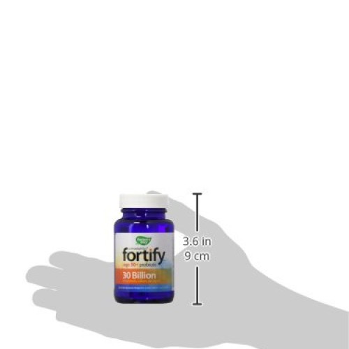 Nature’s Way Fortify 50+ Probiotic, 30 Billion Live Cultures, 11 ...