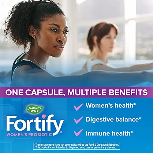 Nature’s Way Fortify Women’s Probiotic, 30 Billion Live Cultures,...