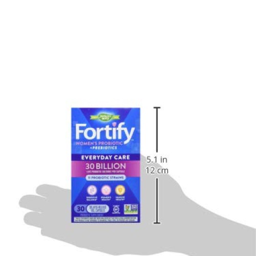Nature’s Way Fortify Women’s Probiotic, 30 Billion Live Cultures,...