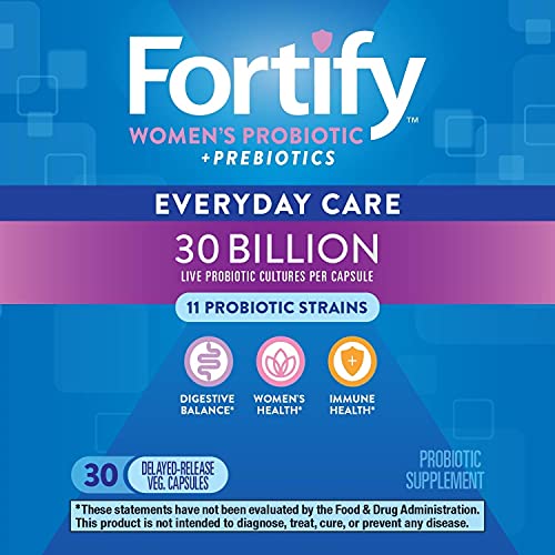 Nature’s Way Fortify Women’s Probiotic, 30 Billion Live Cultures,...