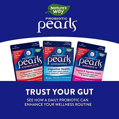 Nature’s Way Probiotic Pearls Women’s Probiotic Supplement, Vagin...