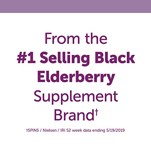 Nature’s Way Sambucus Elderberry Kids Chewable with Vitamin A, Vi...