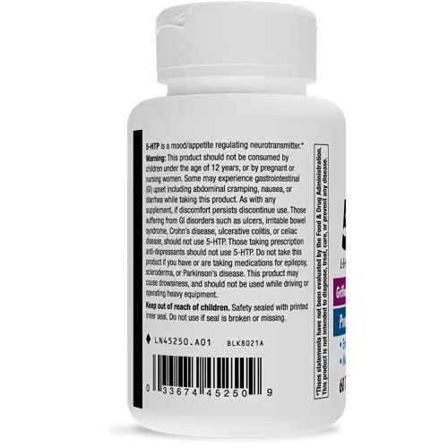 Natures Way 5-HTP, L-5-Hydroxytryptophan, Vitamin B6 & C, Griffo...