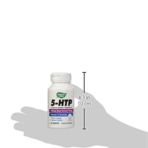 Natures Way 5-HTP, L-5-Hydroxytryptophan, Vitamin B6 & C, Griffo...