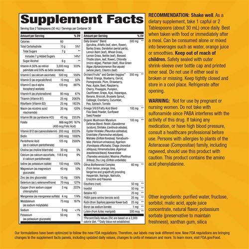 Natures Way Alive! Multi-vitamin Max Potency Citrus Flavor 30 Oz...