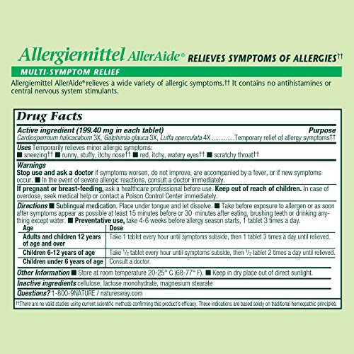 Natures Way Boericke & Tafel Allergiemittel AllerAide, Allergy R...