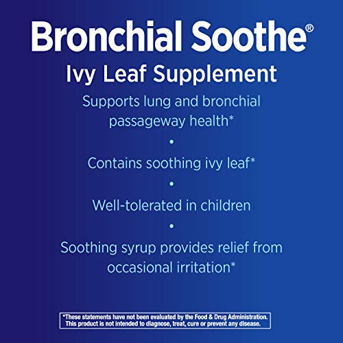 Natures Way Bronchial Soothe Ivy Leaf 99.9% Alcohol-free Non-Dro...