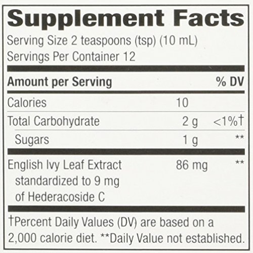Natures Way Bronchial Soothe Ivy Leaf 99.9% Alcohol-free Non-Dro...