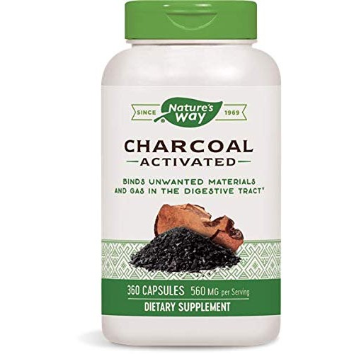 Natures Way Charcoal Activated; 560 mg Charcoal per serving; 360...