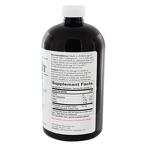 Natures Way Chlorofresh Liquid Natural Flavor, 16 FZ