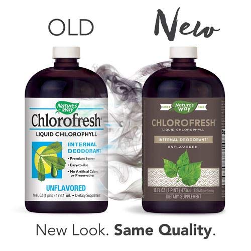 Natures Way Chlorofresh, Natural Flavor, 16 oz Bottle Packaging...
