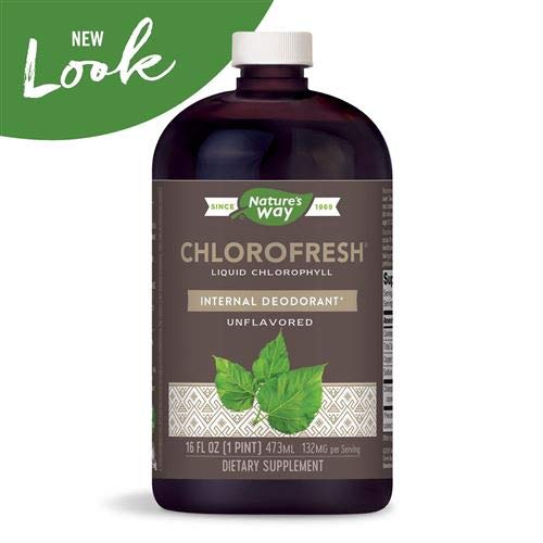 Natures Way Chlorofresh, Natural Flavor, 16 oz Bottle Packaging...