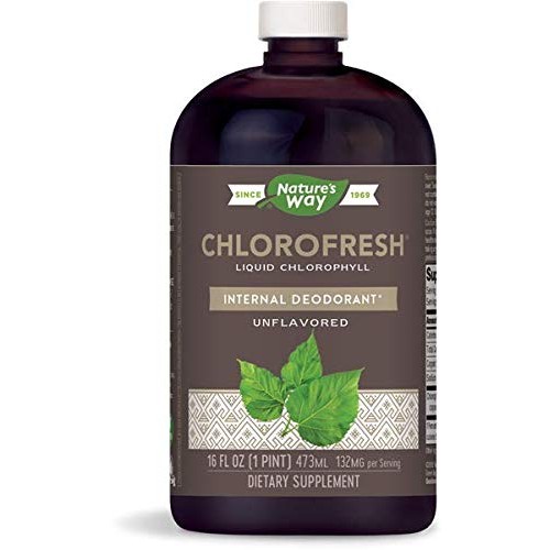 Natures Way Chlorofresh, Natural Flavor, 16 oz Bottle Packaging...