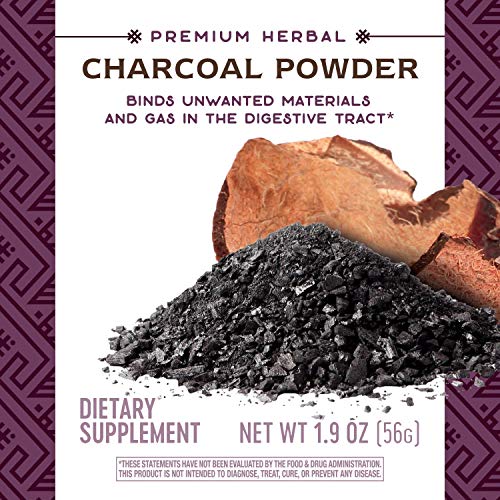 NATURES WAY COCONUT CHARCOAL POWDER, 2 Ounce