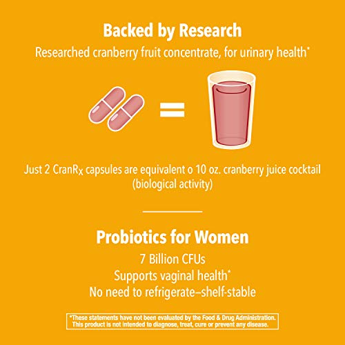 Natures Way CranRx Womens Care Research Cranberry with 7B Activ...