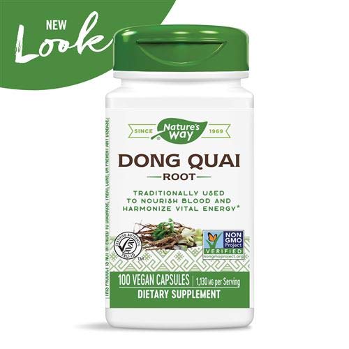 Natures Way Dong Quai 1130 mg per Serving, 100 Capsules Pack of 2