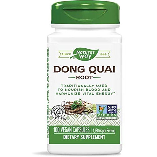 Natures Way Dong Quai 1130 mg per Serving, 100 Capsules Pack of 2