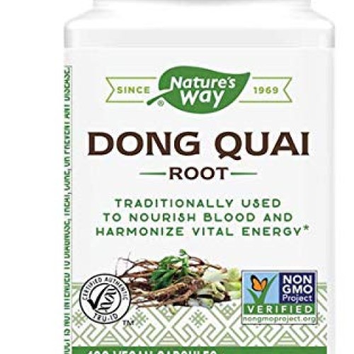 Natures Way Dong Quai 1130 mg per Serving, 100 Capsules Pack of 2