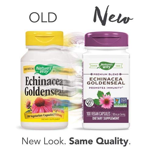 Natures Way, Echinacea Goldenseal Root, 100 Capsules