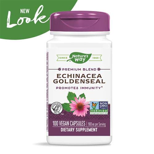 Natures Way, Echinacea Goldenseal Root, 100 Capsules