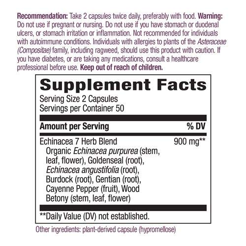 Natures Way, Echinacea Goldenseal Root, 100 Capsules