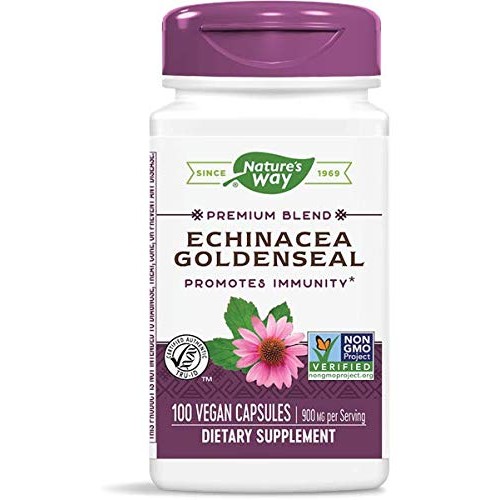 Natures Way, Echinacea Goldenseal Root, 100 Capsules