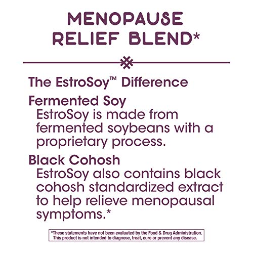 Natures Way EstroSoy Menopause Relief Blend Black Cohosh Extract...